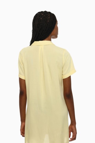 Vestido camisero - Amarillo