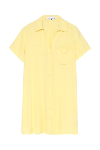 Vestido camisero - Amarillo