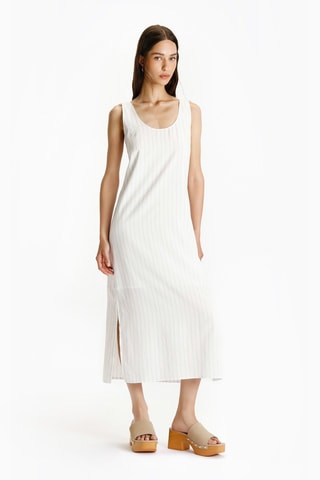 Vestido midi - Blanco
