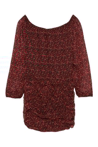 Vestido recto - Burdeos