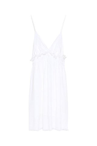Vestido evasé - Blanco