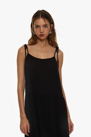 Vestido largo - Negro