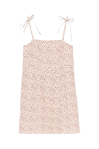 Vestido recto - Beige