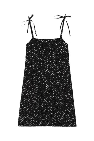 Vestido recto - Negro