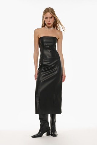 Vestido bustier - Negro