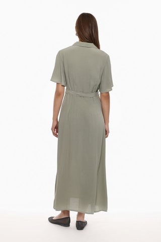 Vestido camisero - Caqui