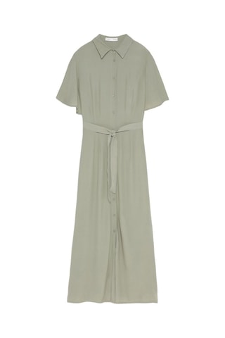 Vestido camisero - Caqui