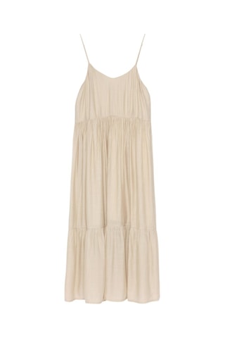 Vestido midi - Beige
