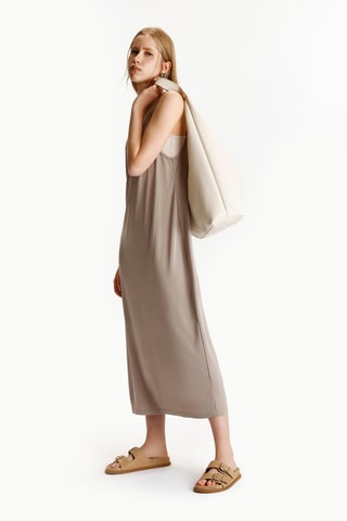 Vestido largo - Beige