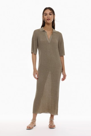 Vestido polo - Marrón