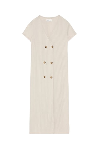 Vestido recto - Crudo