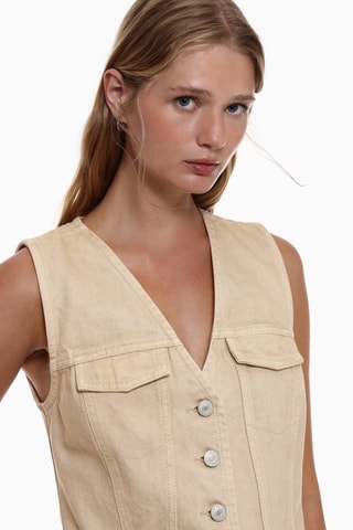 Chaleco de traje - Beige