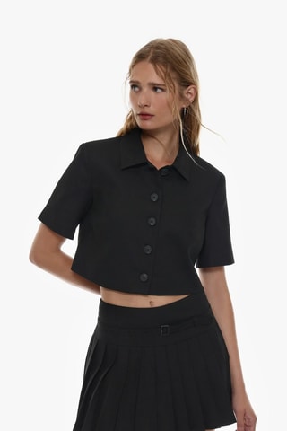 Camisa corta - Negro