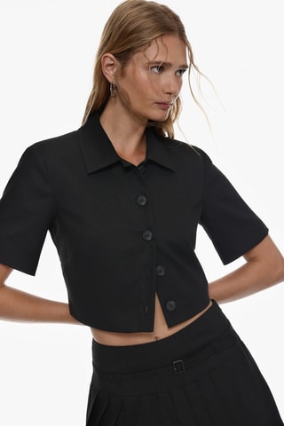 Camisa corta - Negro