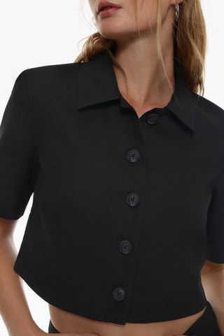 Camisa corta - Negro