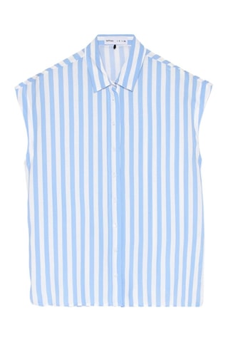 Camisa - Celeste y blanco