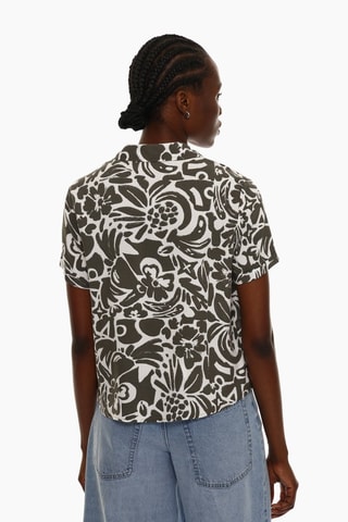 Camisa - Gris oscuro y crudo