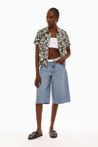 Camisa - Gris oscuro y crudo