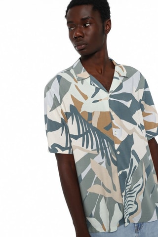 Camisa - Gris y crudo