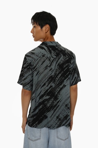 Camisa - Gris y negro