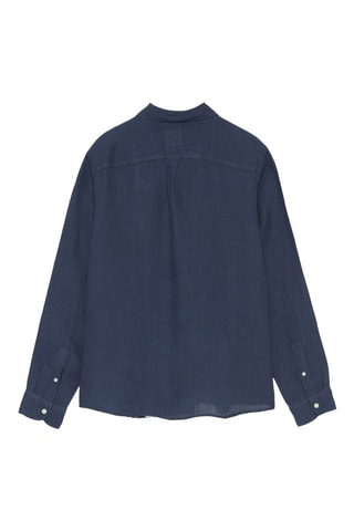 Camisa de lino - Azul marino