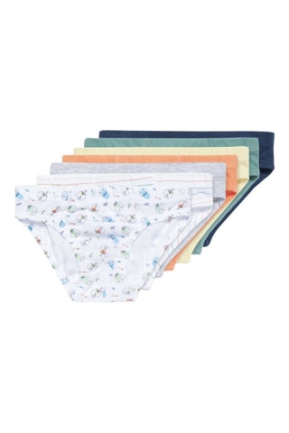 6 slips - Azul marino y amarillo