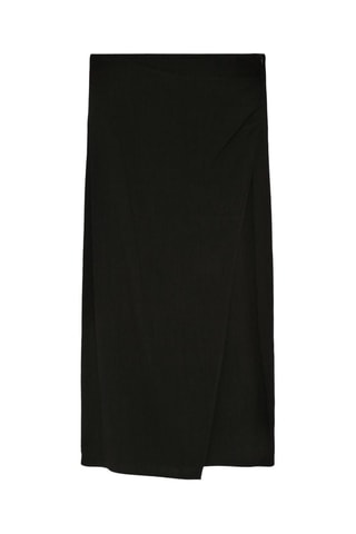 Falda cruzada - Negro