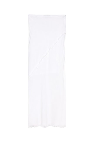 Falda midi - Blanco