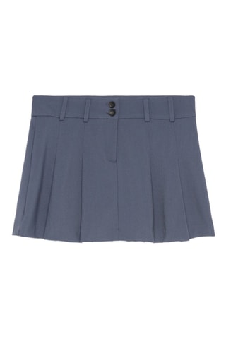 Falda plisada - Gris