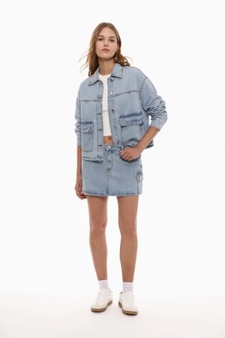 Minifalda vaquera - Celeste