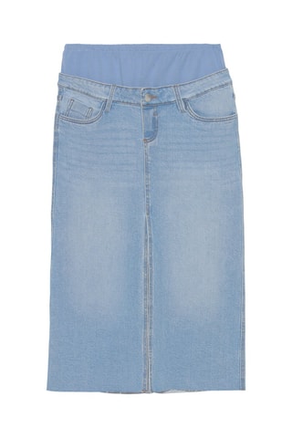 Falda vaquera premamá - Azul