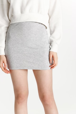 8 minifaldas - Gris jaspeado