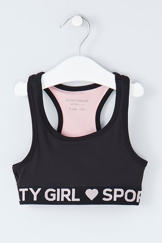 Top deportivo - Negro