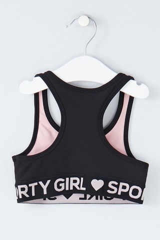 Top deportivo - Negro