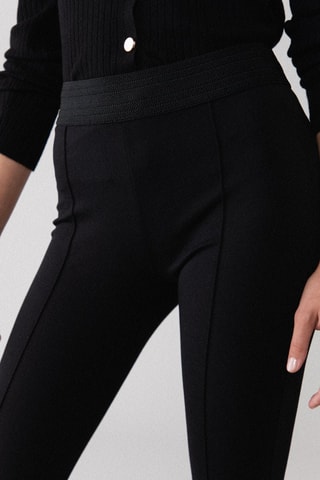 Leggings de tiro alto - Negro