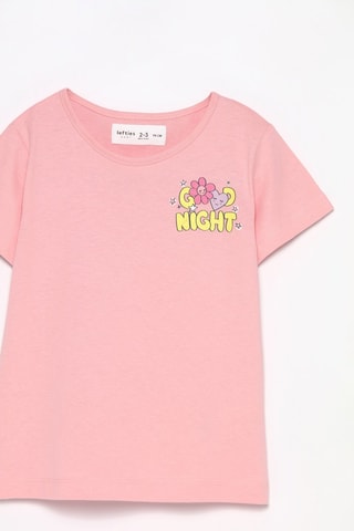 2 pijamas - Gris jaspeado y rosa