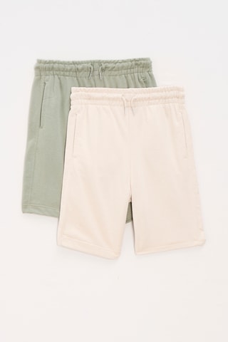 2 bermudas - Caqui y crudo