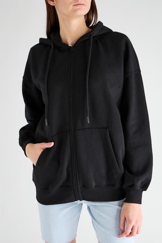 Sudadera con capucha - Negro