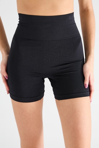 Mallas de compresión push-up de tiro alto - Negro