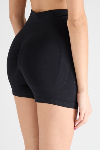 Mallas de compresión push-up de tiro alto - Negro