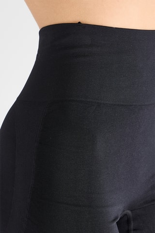 Mallas de compresión push-up de tiro alto - Negro