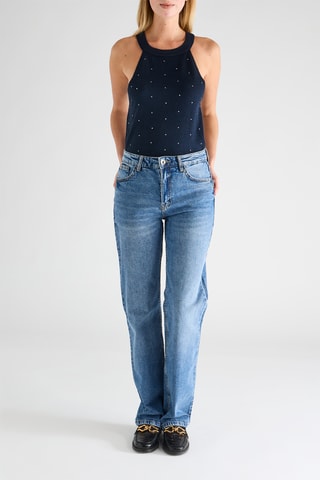 Vaquero recto - Celeste