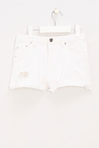 Short vaquero - Blanco