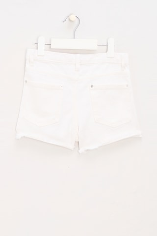 Short vaquero - Blanco