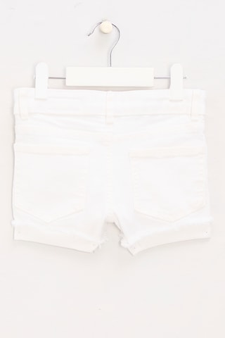 Short vaquero - Blanco