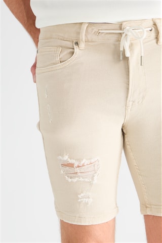Bermudas vaqueras - Beige