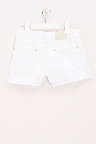 Short vaquero - Blanco