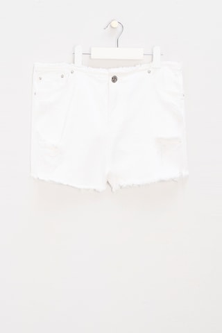 Short vaquero - Blanco