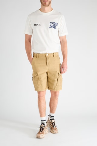 Bermudas vaqueras cargo - Beige