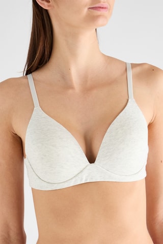 Sujetador - Gris claro jaspeado